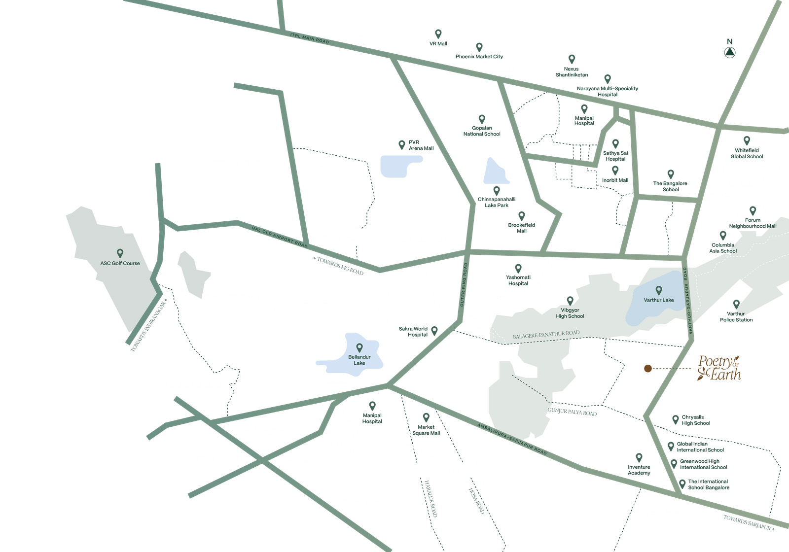 Urban Poetry of Earth | 2BHK, 3BHK & 4BHK Flats For Sale in Varthur On Sarjapur Whitefield Road Bangalore
